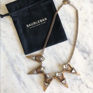 Baublebar Crystal Triangle Statement Necklace